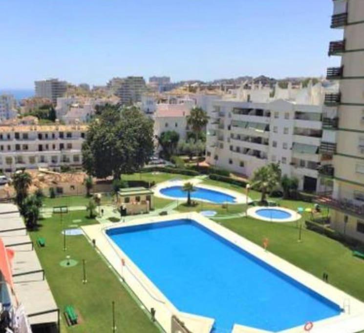Estudio Con Vista Al Mar A 200 Mts De La Playa Benalmádena Eksteriør bilde